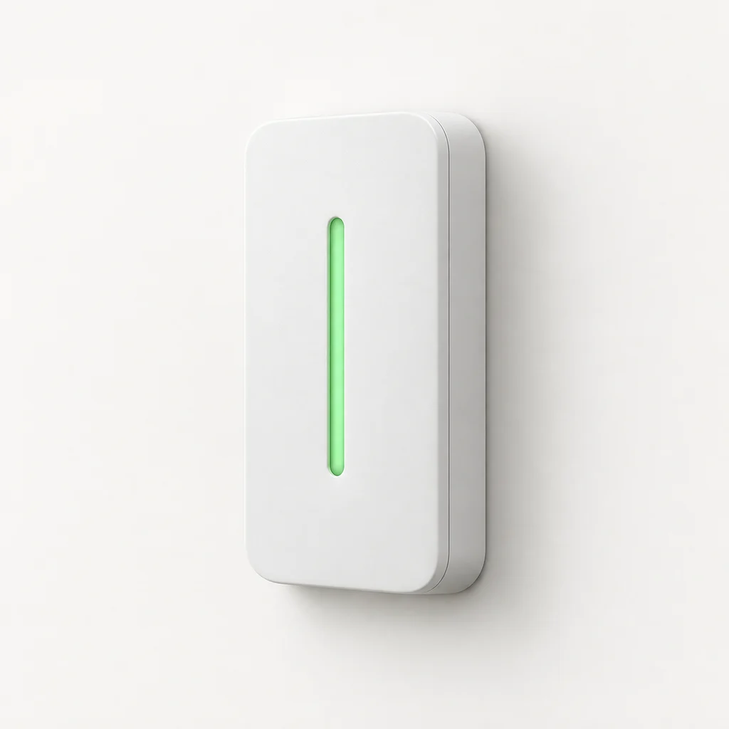 Illustration of a compact visual status indicator